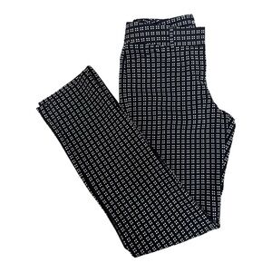 Black and White Patterned Pants
